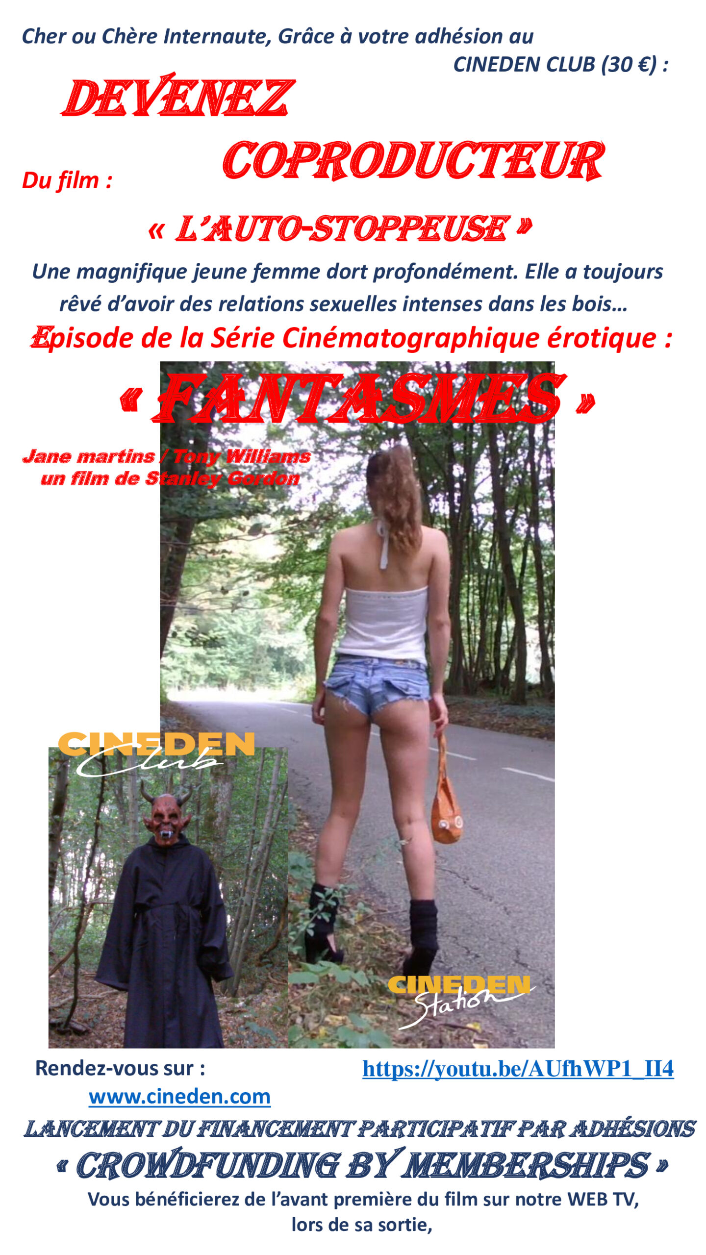 affiche L’AUTO-STOPPEUSE