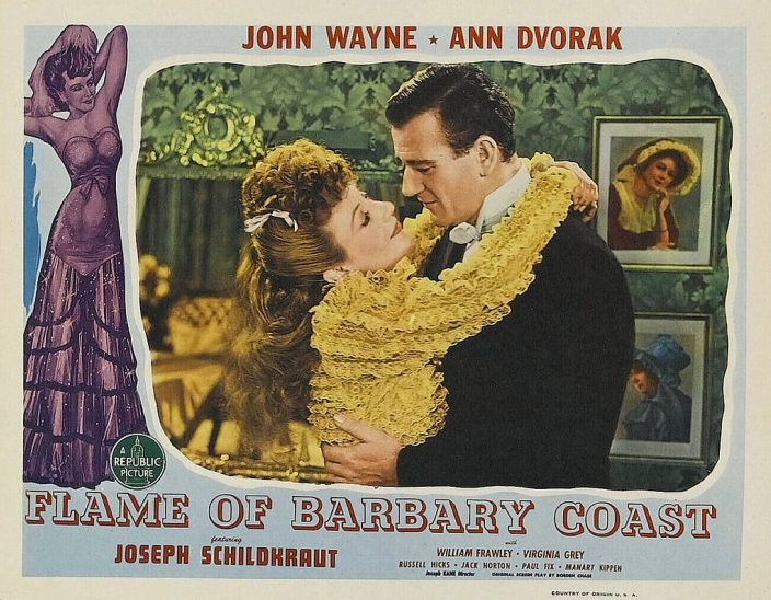 affiche FLAME OF BARBARY COAST